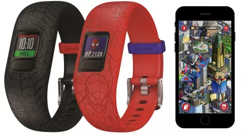 Marvel's Spider-Man comes to Garmin's kids fitness tracker