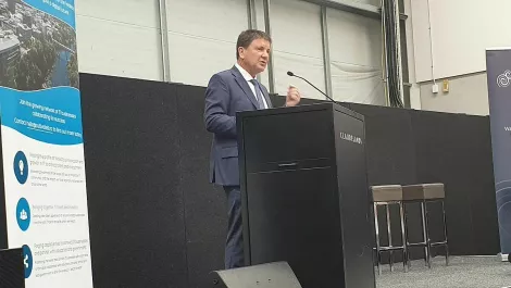 Privacy Commissioner John Edwards speaks at TechFest 2020