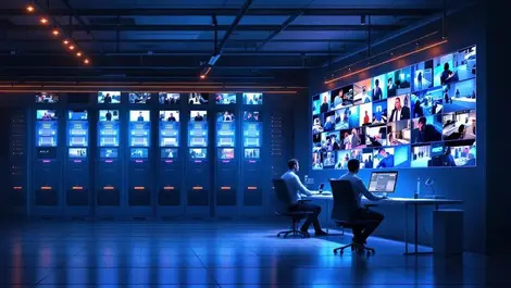 Secure enterprise datacenter video archives onprem visual search