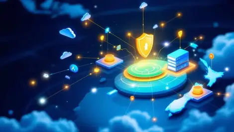 Secure multi cloud data resilience australia new zealand map