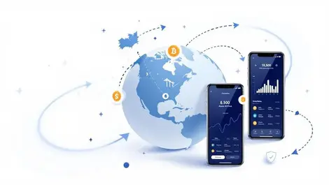 Regulated cross border crypto payments americas fintech phones